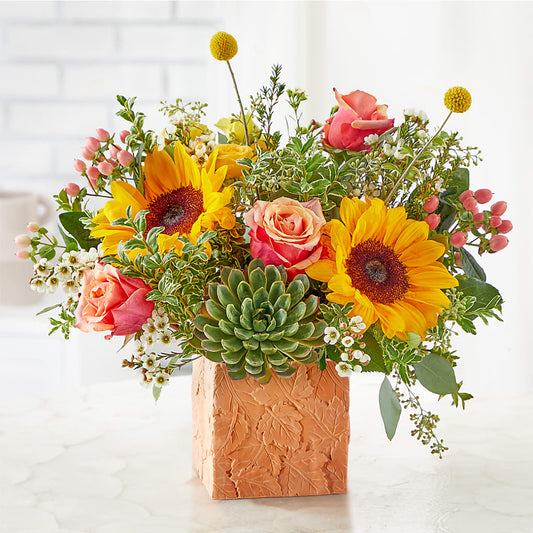 Sunflower Season Bouquet –  Waddington Blooms, Waddington NY