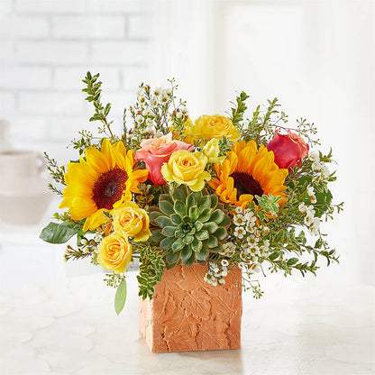 Sunflower Season Bouquet –  Waddington Blooms, Waddington NY