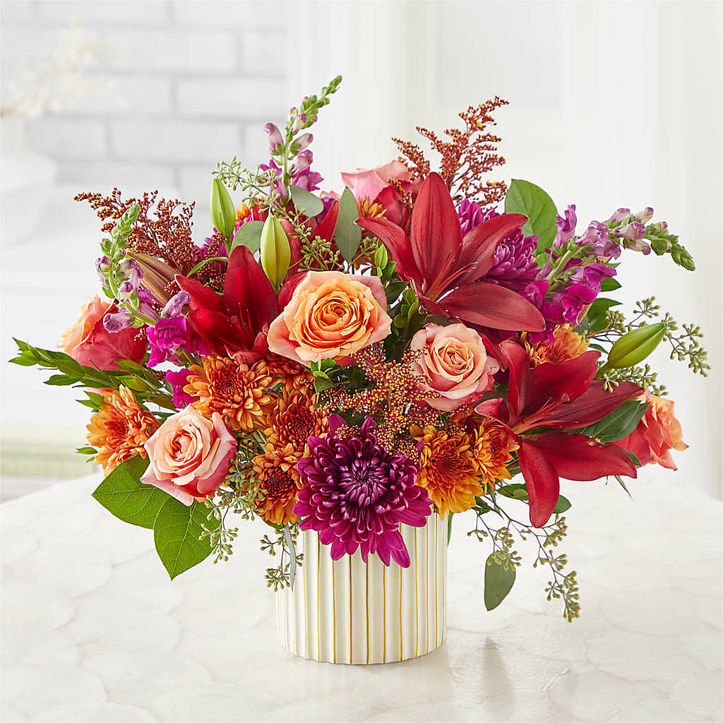 Burgundy Landscape Bouquet –  Waddington Blooms, Waddington NY