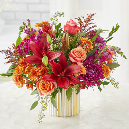 Burgundy Landscape Bouquet –  Waddington Blooms, Waddington NY