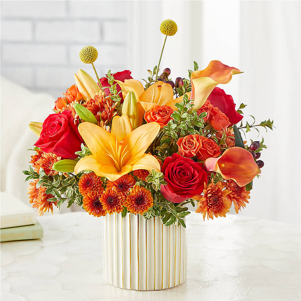 Scarlet Skies Bouquet –  Waddington Blooms, Waddington NY