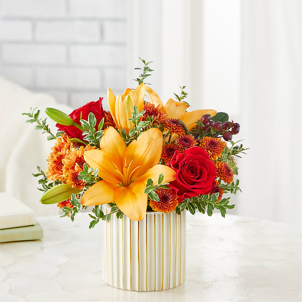 Scarlet Skies Bouquet –  Waddington Blooms, Waddington NY