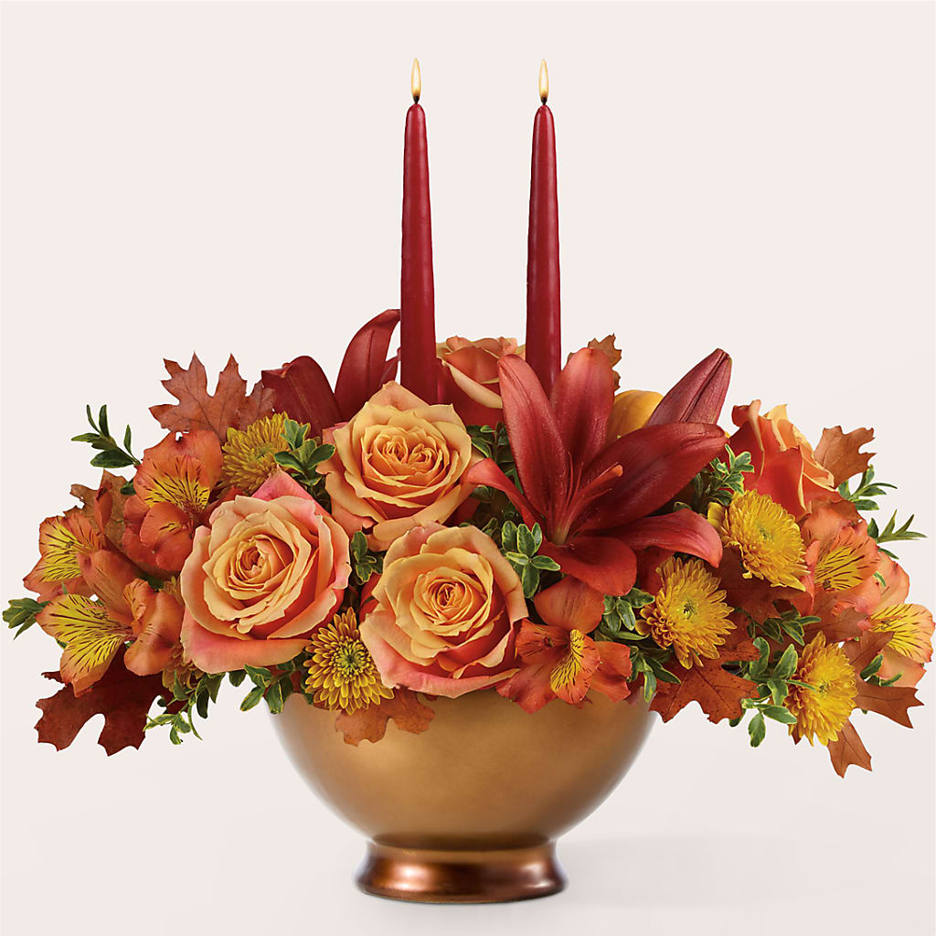 Harvest Table Centerpiece –  Waddington Blooms, Waddington NY