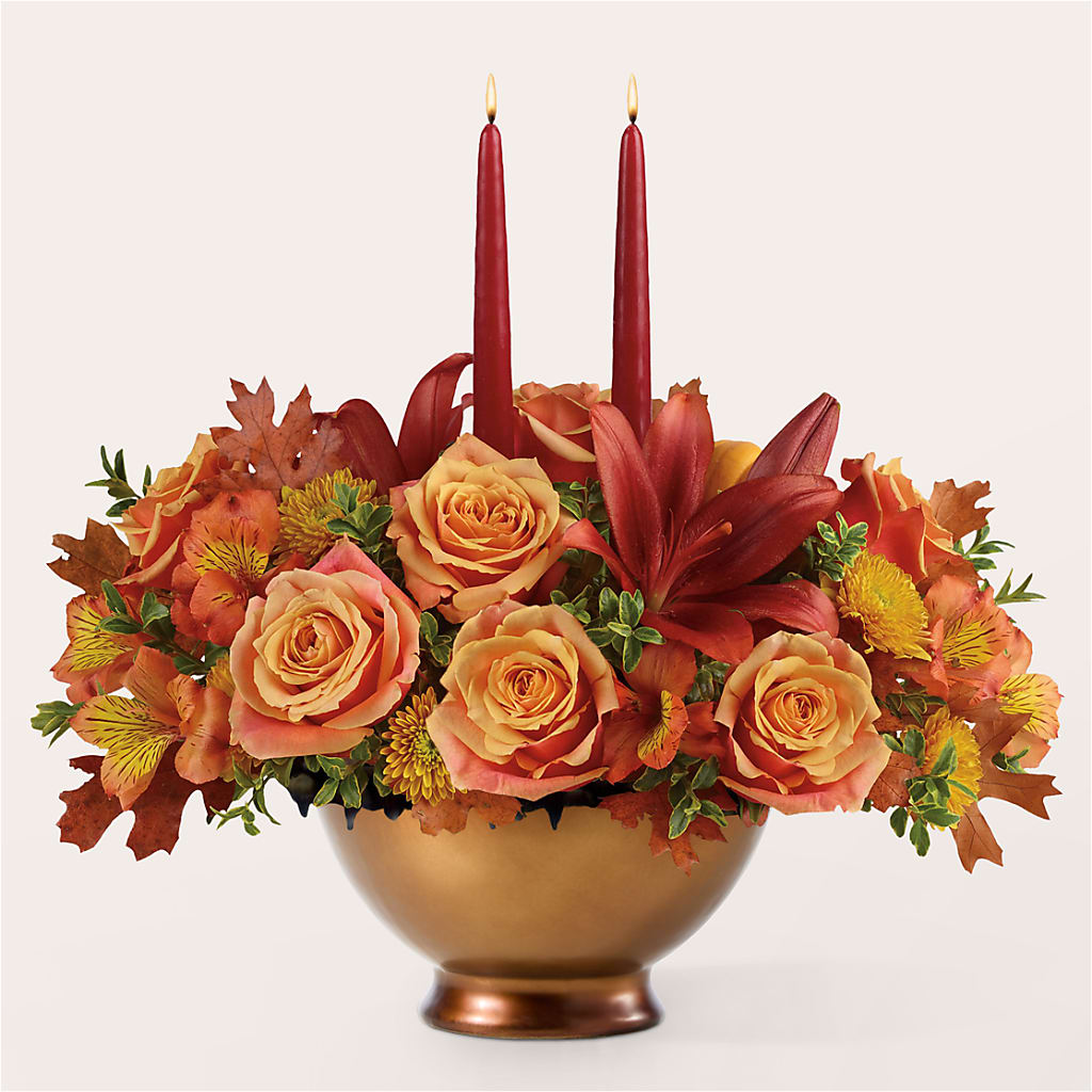 Harvest Table Centerpiece –  Waddington Blooms, Waddington NY
