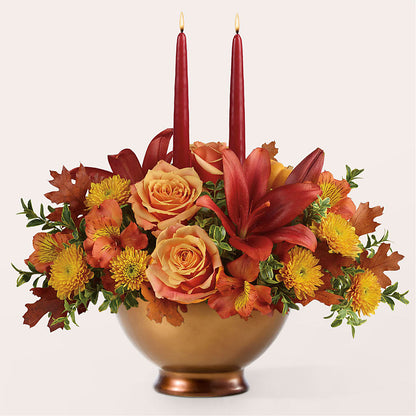 Harvest Table Centerpiece –  Waddington Blooms, Waddington NY