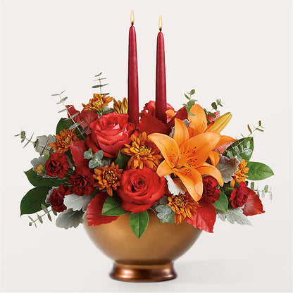 Fruits of Fall Centerpiece –  Waddington Blooms, Waddington NY