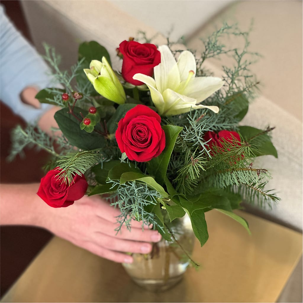 Glittering Lights Bouquet –  Waddington Blooms, Waddington NY