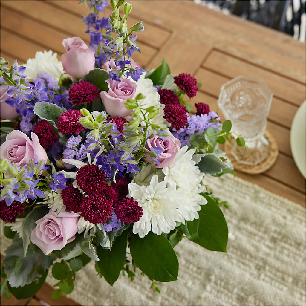 Violet Frost Bouquet –  Waddington Blooms, Waddington NY