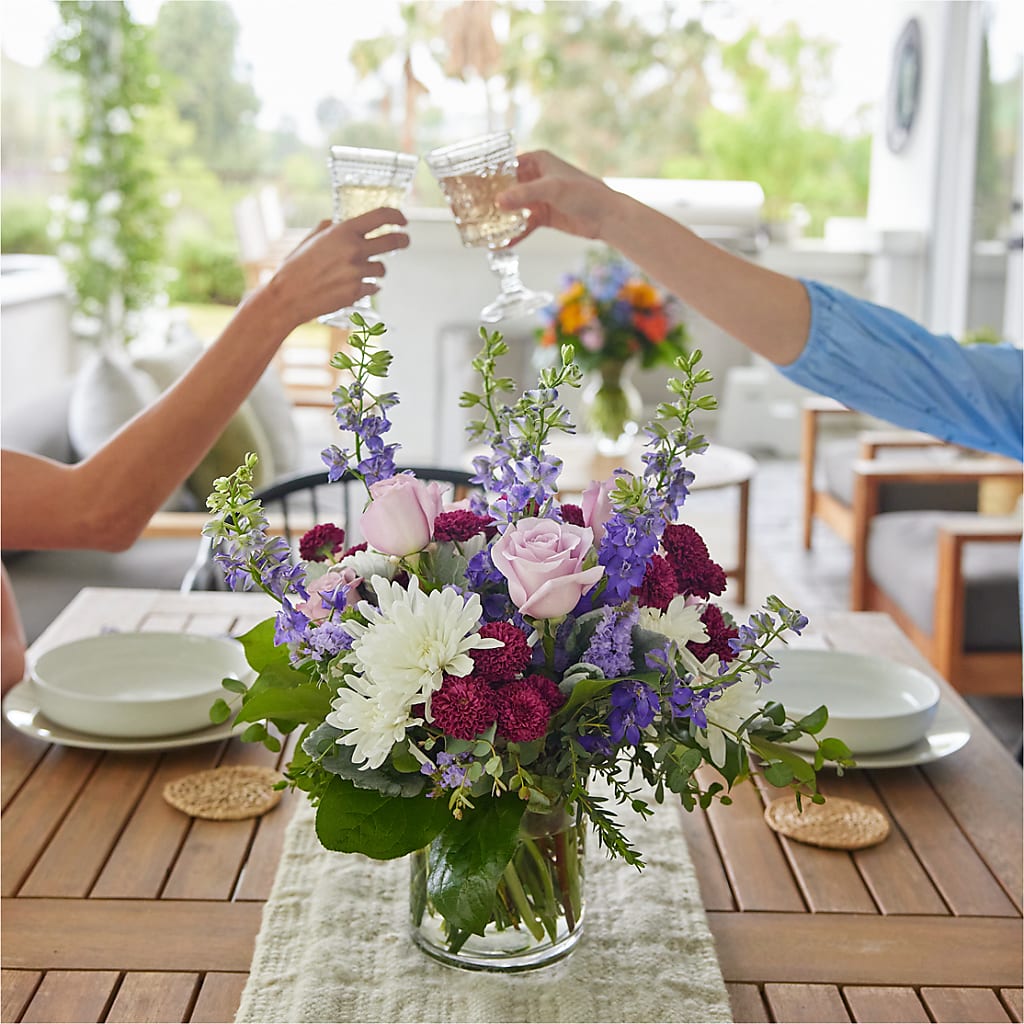 Violet Frost Bouquet –  Waddington Blooms, Waddington NY