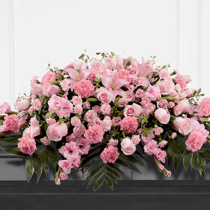 Garden of Comfort Casket Spray (Standard) –  Waddington Blooms, Waddington NY