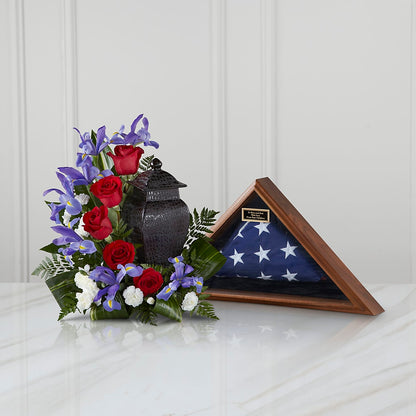Patriotic Tribute Arrangement –  Waddington Blooms, Waddington NY