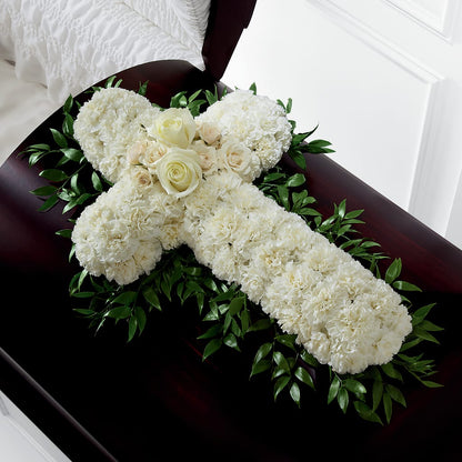 Peaceful Memories Casket Spray (Standard) –  Waddington Blooms, Waddington NY