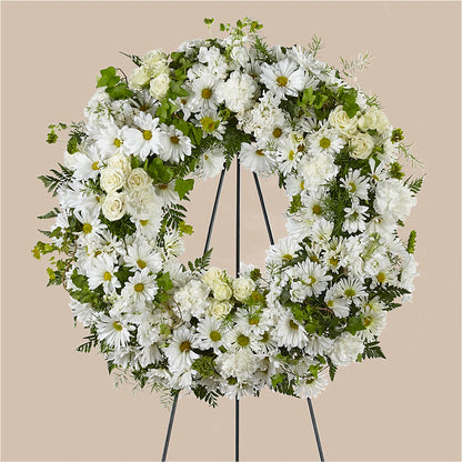 Faithful Wishes Wreath –  Waddington Blooms, Waddington NY