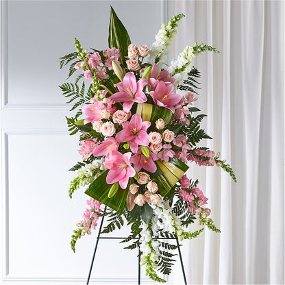 Elegant Embrace Standing Spray –  Waddington Blooms, Waddington NY
