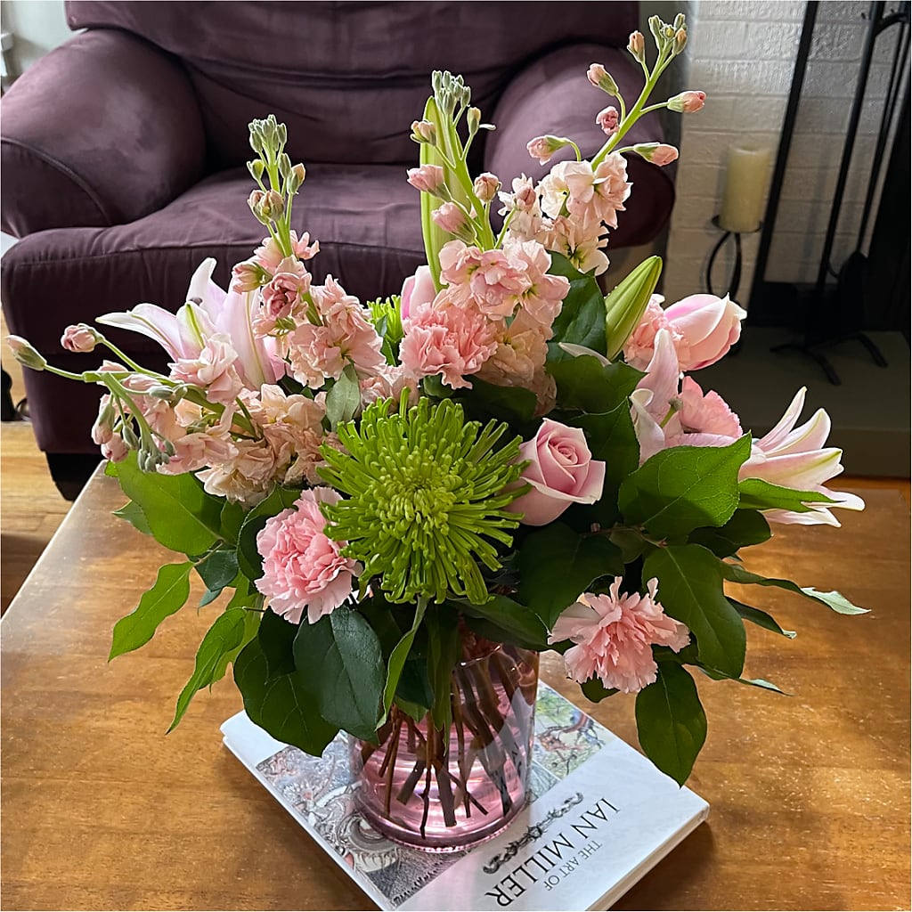 Pretty in Pink Bouquet –  Waddington Blooms, Waddington NY