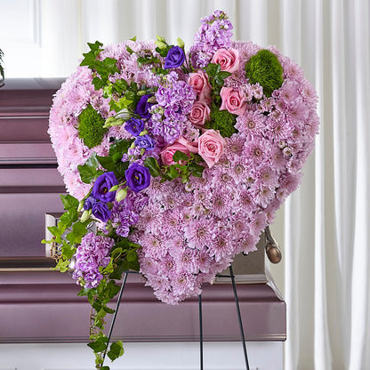 Treasured Love Standing Heart –  Waddington Blooms, Waddington NY