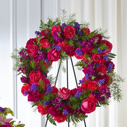 Calming Colors Wreath –  Waddington Blooms, Waddington NY