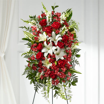 Everlasting Memory Standing Spray –  Waddington Blooms, Waddington NY