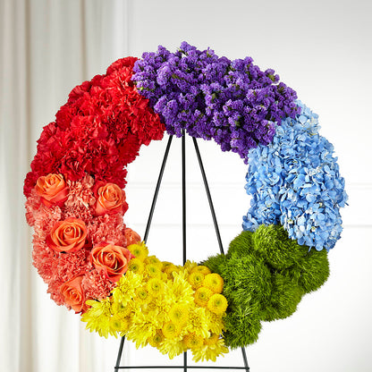 Circle of Love Wreath –  Waddington Blooms, Waddington NY