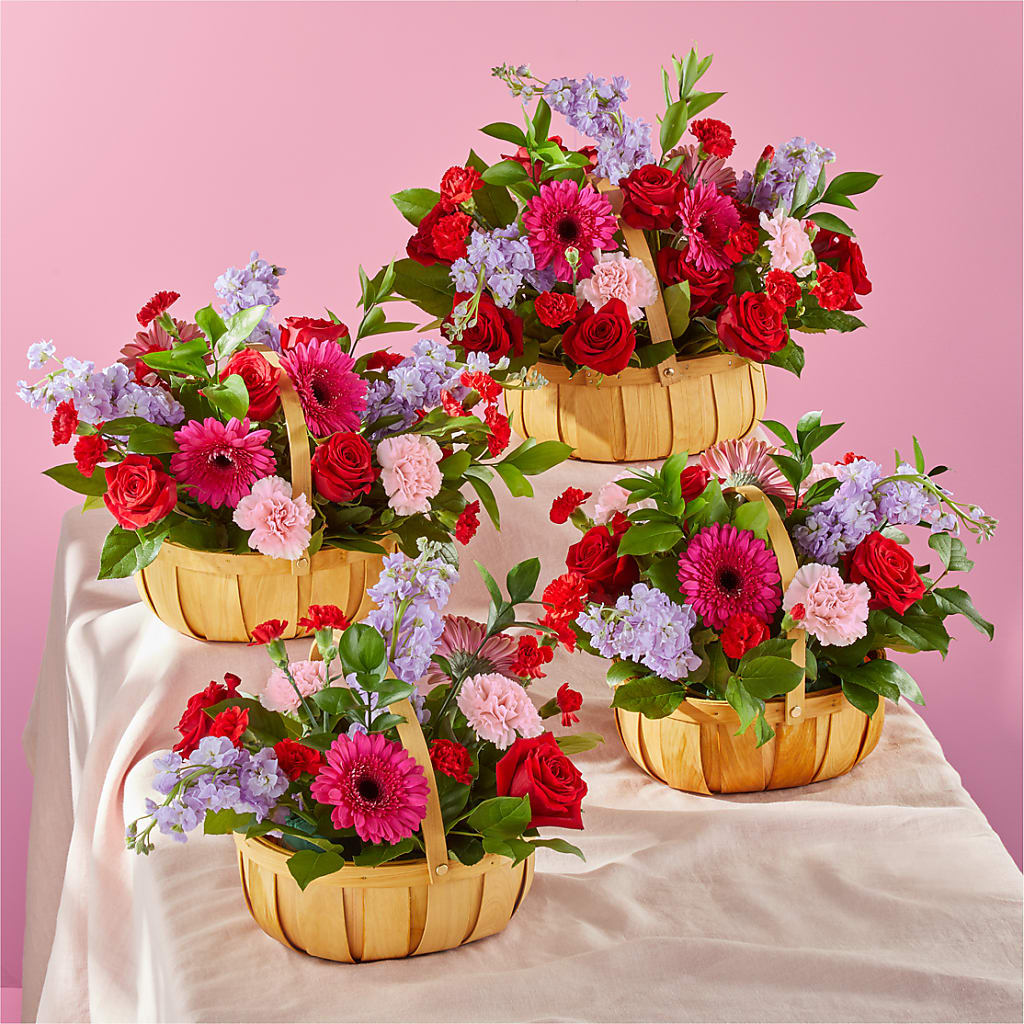 Pink Picnic Basket –  Waddington Blooms, Waddington NY