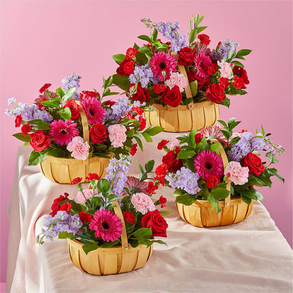 Pink Picnic Basket –  Waddington Blooms, Waddington NY