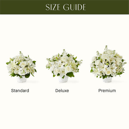 Peaceful Reflections Arrangement –  Waddington Blooms, Waddington NY