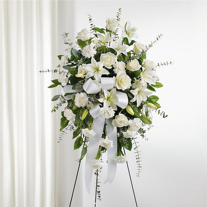 With Care Standing Spray –  Waddington Blooms, Waddington NY