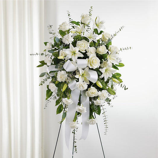 With Care Standing Spray –  Waddington Blooms, Waddington NY
