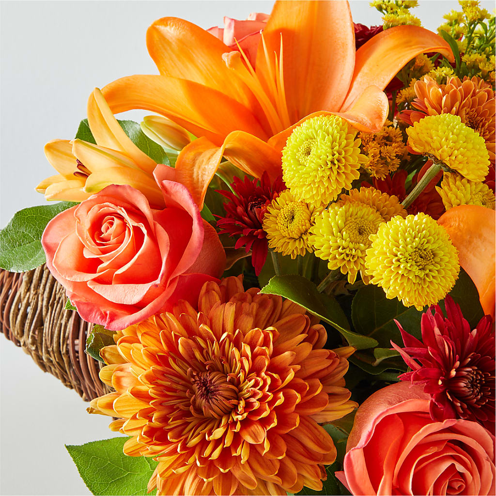 Bouquet of Blessings Cornucopia –  Waddington Blooms, Waddington NY