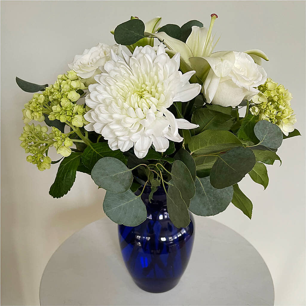 Snowy Dreams Bouquet –  Waddington Blooms, Waddington NY