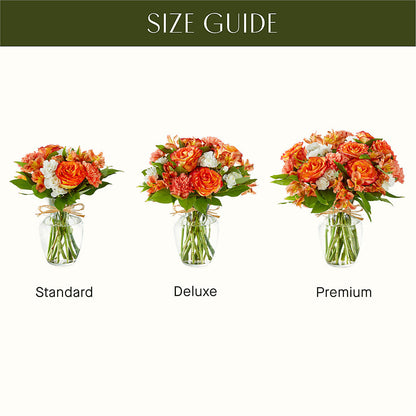 Apricot Glow Bouquet –  Waddington Blooms, Waddington NY