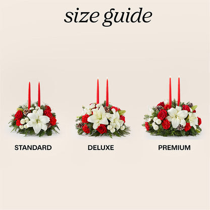 Seasonal Festivities Centerpiece –  Waddington Blooms, Waddington NY