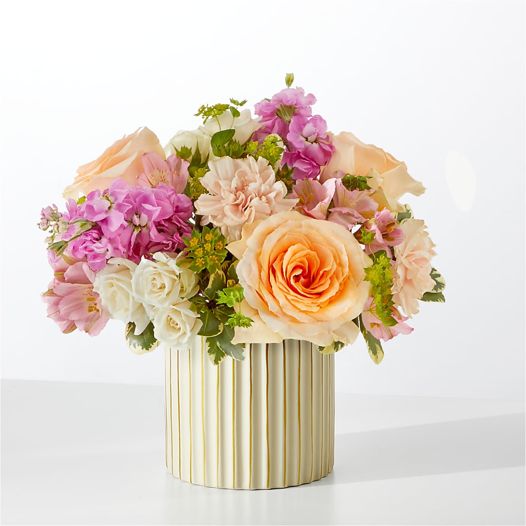 Paradise Bouquet with Ivory Vase –  Waddington Blooms, Waddington NY