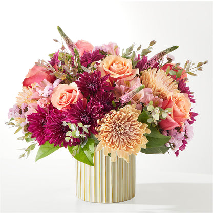 Berry Cobbler Bouquet with Ivory Vase –  Waddington Blooms, Waddington NY