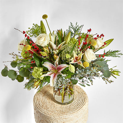 Berry & Bright Bouquet –  Waddington Blooms, Waddington NY