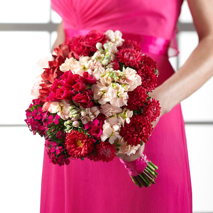 Pink Effervescence Bouquet –  Waddington Blooms, Waddington NY