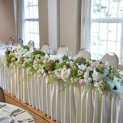 State of Joy Head Table Arrangement –  Waddington Blooms, Waddington NY