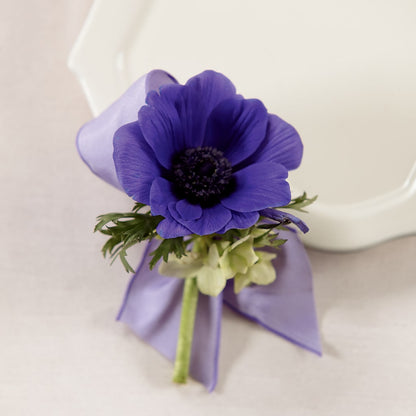 Purple Passion Boutonniere –  Waddington Blooms, Waddington NY
