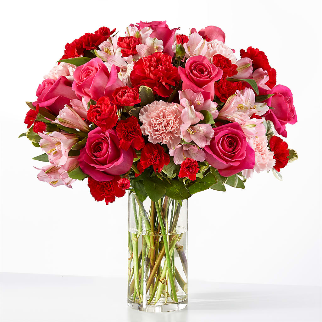 Waddingtons Pink You're Precious Bouquet – pink, red flower arrangement | Waddington, NY ...