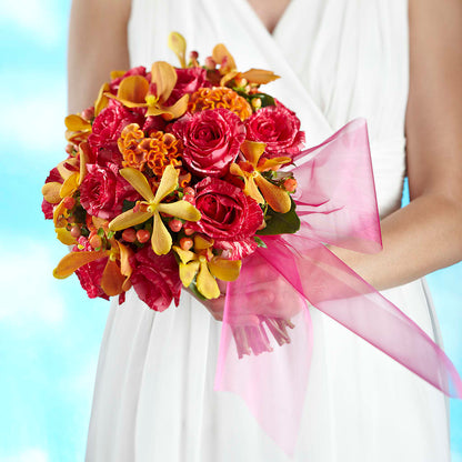 Brilliant Shades of Love Bouquet –  Waddington Blooms, Waddington NY